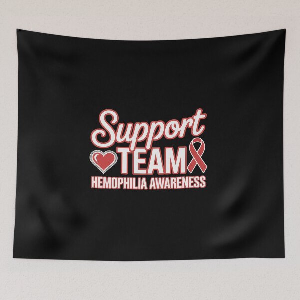 Item preview, Hemophilia Awareness Red Support Ribbon designed and sold by BlassmausArt.