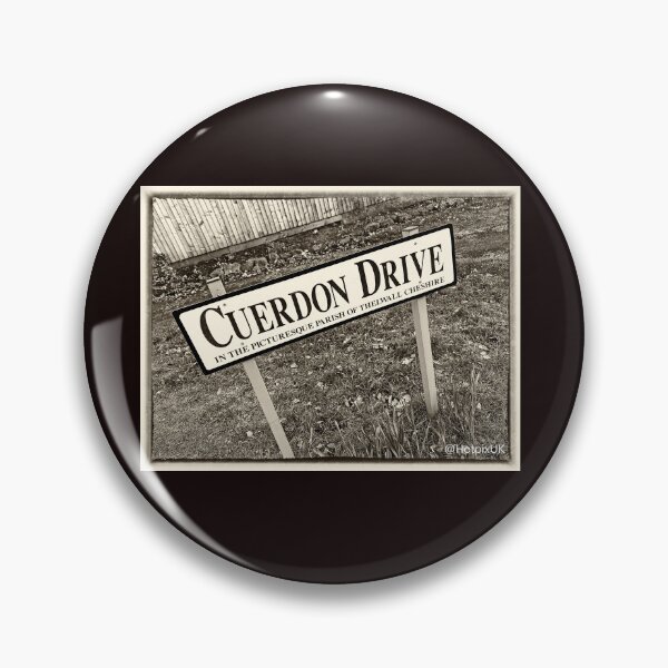 Item preview, Cuerdon Drive sign, Thelwall, Warrington, Cheshire, WA4 3JU designed and sold by Local gifts from HotpixUK .