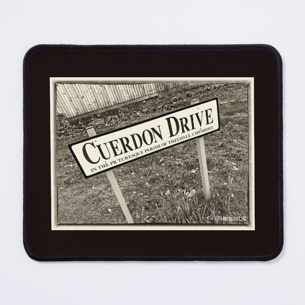 Item preview, Cuerdon Drive sign, Thelwall, Warrington, Cheshire, WA4 3JU designed and sold by Local gifts from HotpixUK .