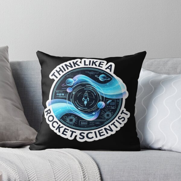 Item preview, Think Like a Rocket Scientist – Futuristic Space Tech Blueprint Design designed and sold by Altair_.