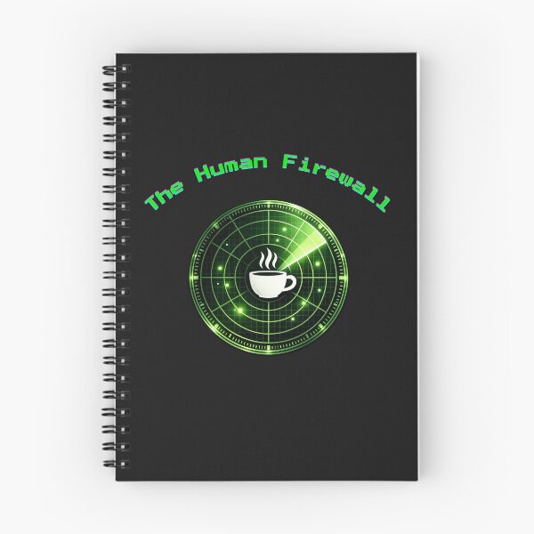 Item preview, The Human Firewall - Cybersecurity & DevOps Awareness Glitch Art designed and sold by StyleFused.