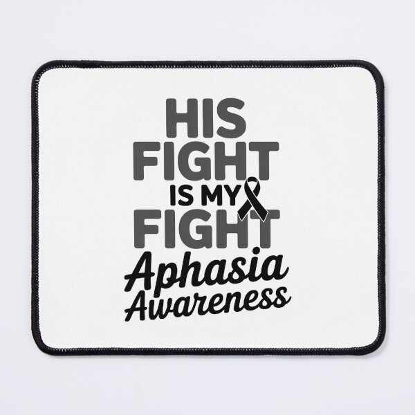 Item preview, His fight is my fight asphasie consciousness designed and sold by BlassmausArt.