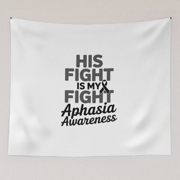 Item preview, His fight is my fight asphasie consciousness designed and sold by BlassmausArt.