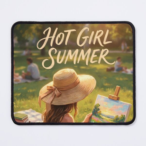 Item preview, Hot Girl Summer Aesthetic Art Print – Cozy Picnic Painting, Soft Girl Summer Vibes, Feminine Lifestyle Illustration designed and sold by Printessive Designs.