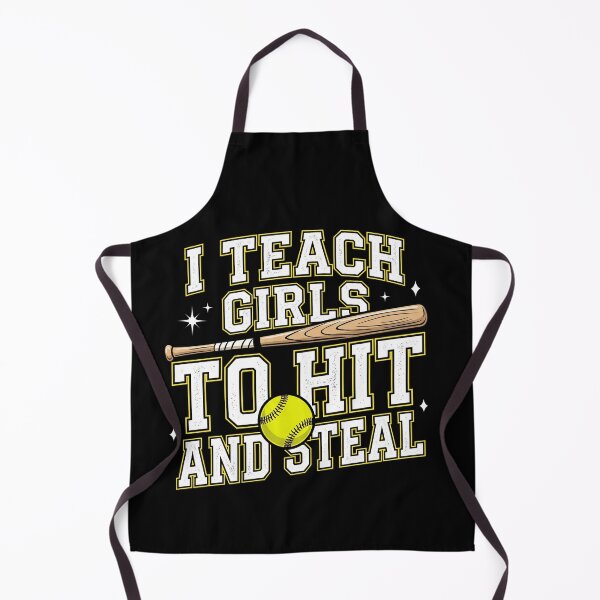 Item preview, I Teach Girls To Hit And Steal Softball Coach Girls Player designed and sold by SofenArt.