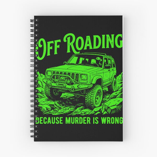 Item preview, Cherokee XJ Off-Roading Murder Is Wrong Green designed and sold by Off-Road-Zone.