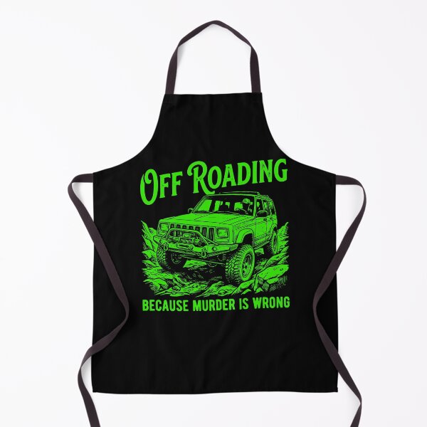Item preview, Cherokee XJ Off-Roading Murder Is Wrong Green designed and sold by Off-Road-Zone.