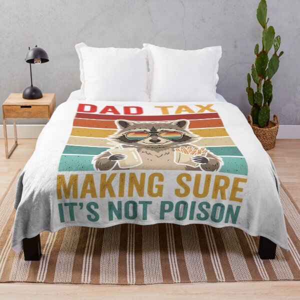 Item preview, Dad Tax Making Sure Its Not Poison Funny Raccoon designed and sold by ShopVelona.