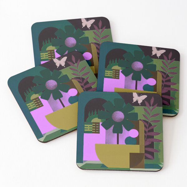 Item preview, Minimalist Geometric Flower Modern Abstract designed and sold by joycrysstudio.