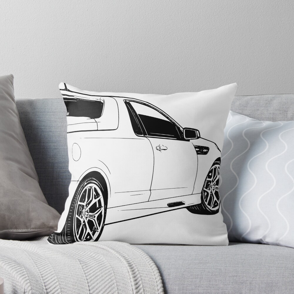 Item preview, Throw Pillow designed and sold by ClassicAuto.