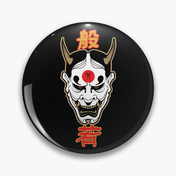 Item preview, Fierce Hannya Demon Mask Japanese Traditional Art designed and sold by RamyGallery.