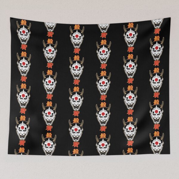 Item preview, Fierce Hannya Demon Mask Japanese Traditional Art designed and sold by RamyGallery.