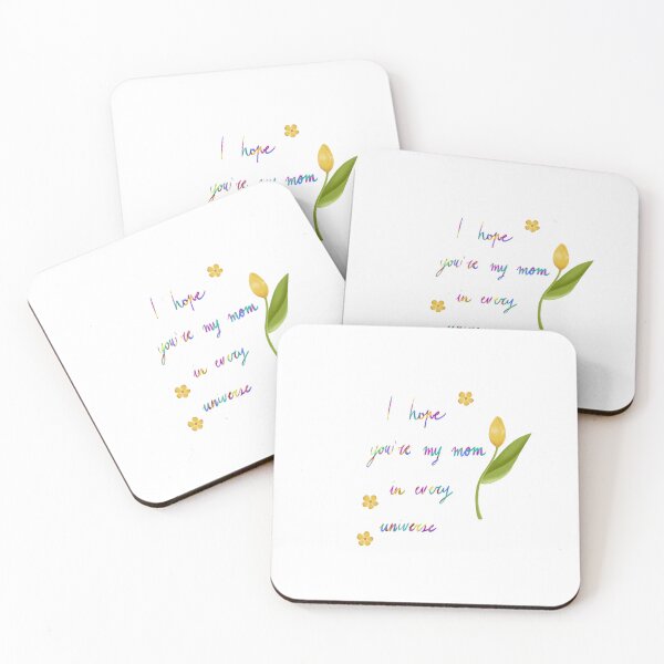 Item preview, I Hope You’re My Mom in Every Universe – Colorful Floral Typography designed and sold by Hikari-Suigetsu.