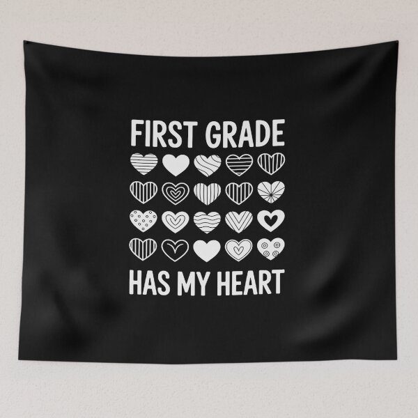 Item preview, Valentine's Day 1st Grade Teacher - First Grade Has My Hear designed and sold by BlassmausArt.