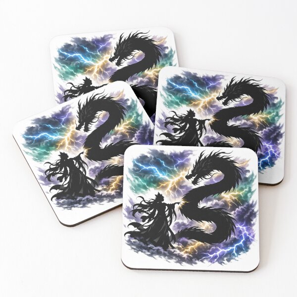 Item preview, DRAGON 龍 Japanese Eastern Dragon Power Silhouette designed and sold by LainCellJapan.