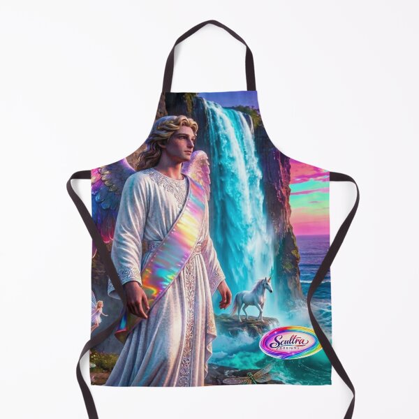Item preview, Archangel Waterfall Celestial Fantasy Art designed and sold by SCULTRADESIGNS.