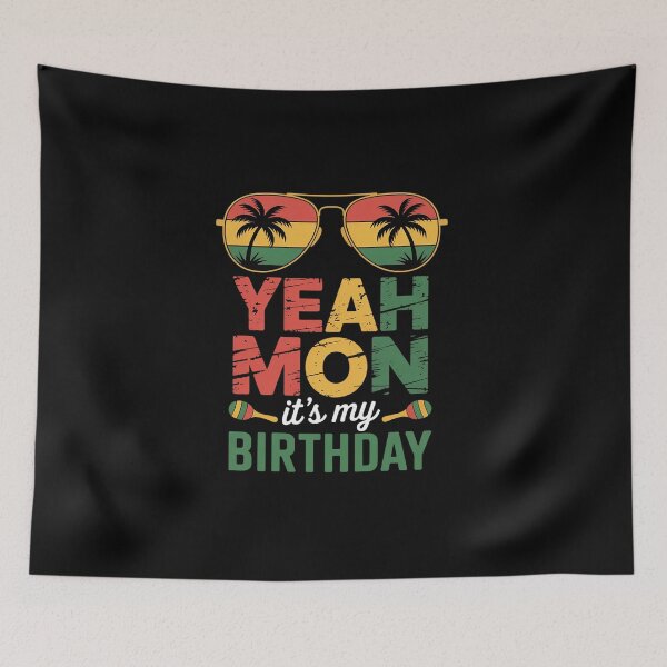 Item preview, Yeah Mon Jamaican Jamaica Birthday Party Girls Women Men designed and sold by BlassmausArt.