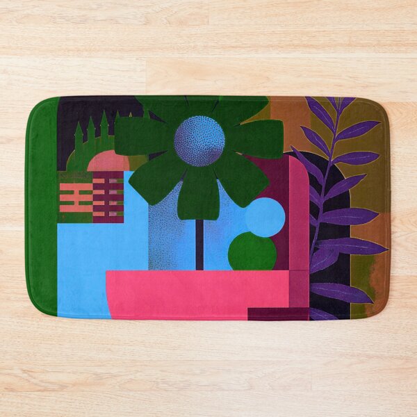 Item preview, Vibrant Modern Butterfly & Geometric Garden designed and sold by joycrysstudio.