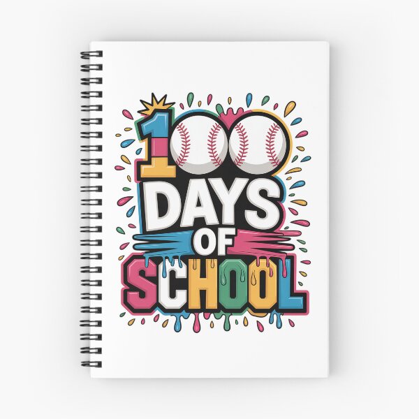 Item preview, 100th Day of School Baseball 100 Days of School designed and sold by BlassmausArt.