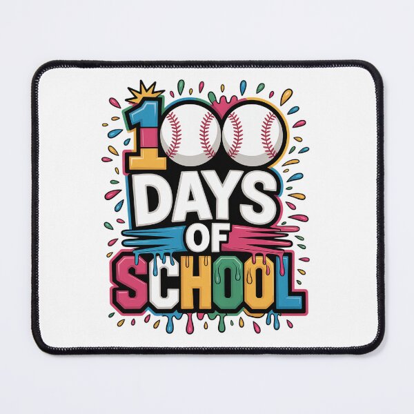 Item preview, 100th Day of School Baseball 100 Days of School designed and sold by BlassmausArt.