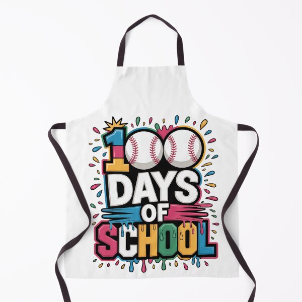 Item preview, 100th Day of School Baseball 100 Days of School designed and sold by BlassmausArt.