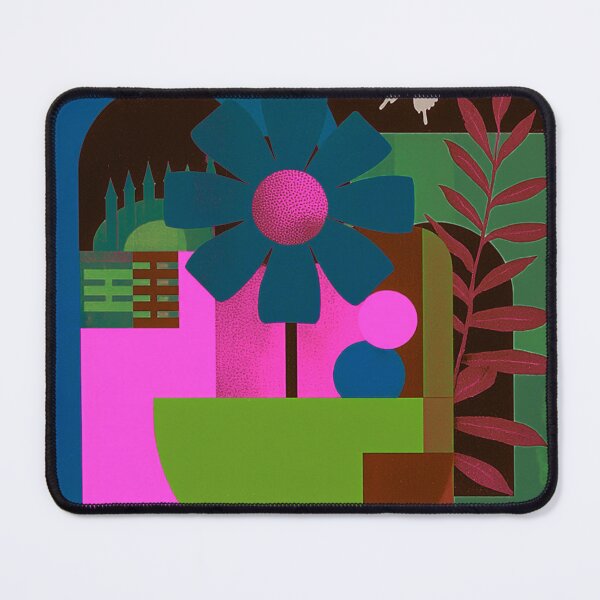 Item preview, Modern Geometric City Flower & Butterfly designed and sold by joycrysstudio.