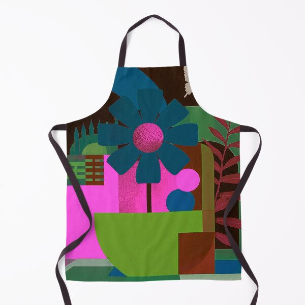 Item preview, Modern Geometric City Flower & Butterfly designed and sold by joycrysstudio.