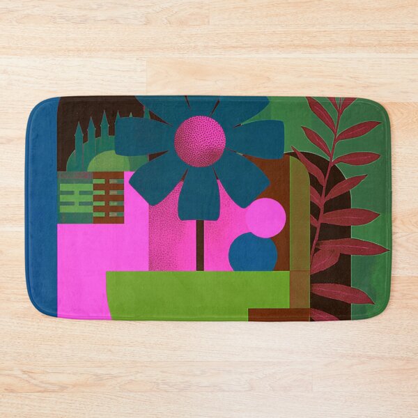 Item preview, Modern Geometric City Flower & Butterfly designed and sold by joycrysstudio.