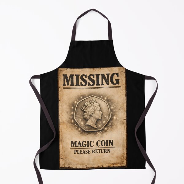 Item preview, Missing Magic Coin Vintage Fantasy Poster Wall Art designed and sold by TeeTimeTreasure.