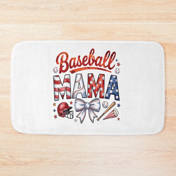 Item preview, Baseball Mom 4th July Baseball Mama Mother's Day designed and sold by BlassmausArt.