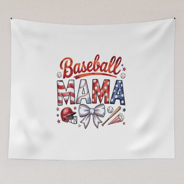 Artikelvorschau, Baseball-Mama 4. Juli Baseball-Mama Muttertag entworfen und verkauft von BlassmausArt.