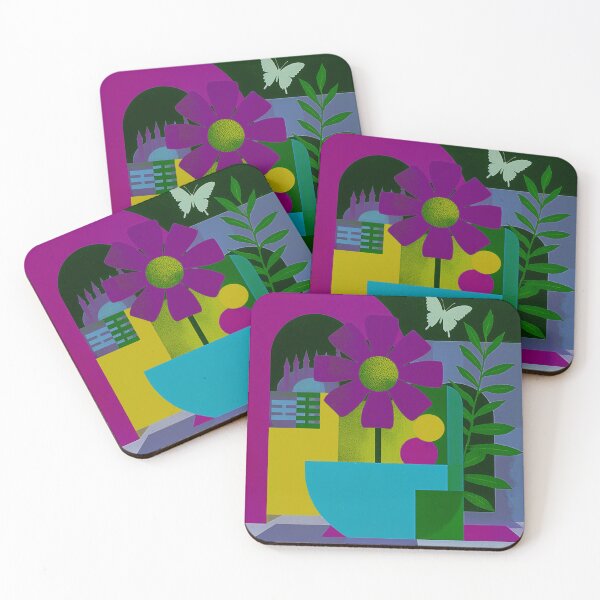 Item preview, Elegant Emerald & Navy Botanical Abstract designed and sold by joycrysstudio.
