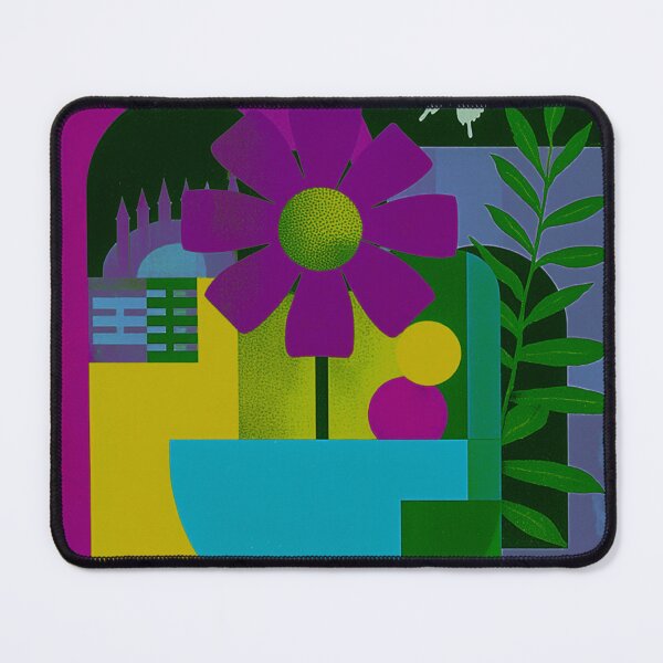 Item preview, Elegant Emerald & Navy Botanical Abstract designed and sold by joycrysstudio.