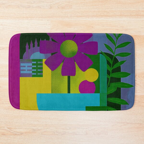 Item preview, Elegant Emerald & Navy Botanical Abstract designed and sold by joycrysstudio.