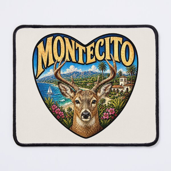 Item preview, Montecito, California - Deer Heart Shape designed and sold by Myra365Art.
