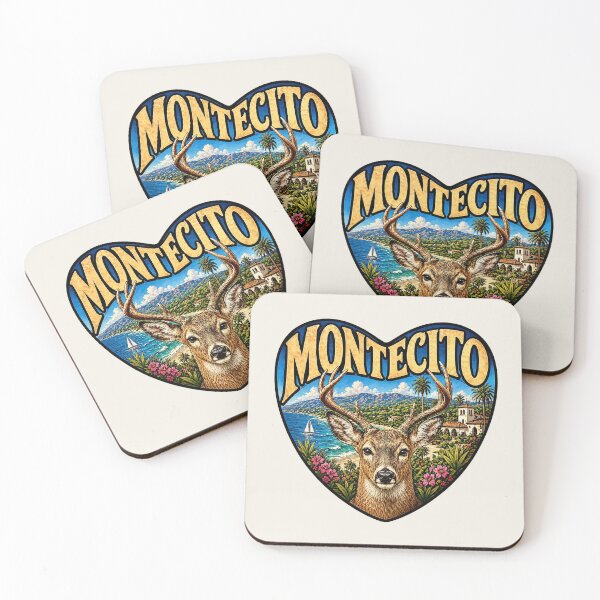 Item preview, Montecito, California - Deer Heart Shape designed and sold by Myra365Art.