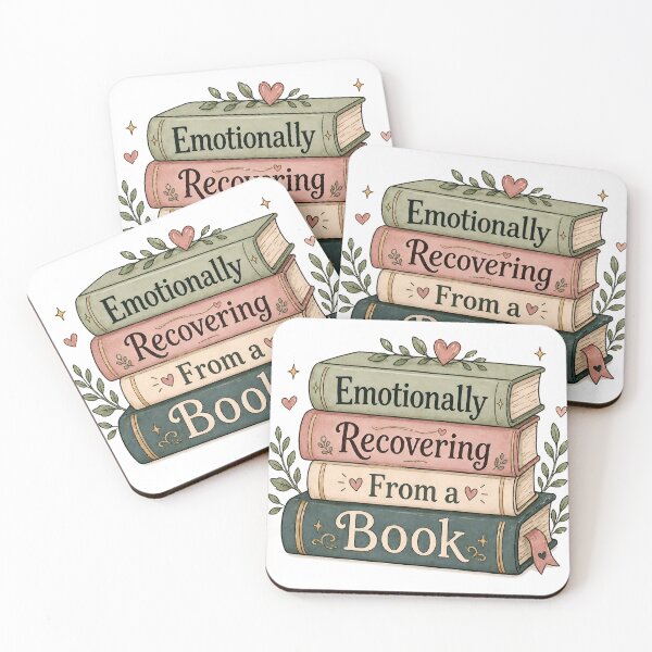 Item preview, Emotionally Recovering From a Book designed and sold by The Painted Topaz.