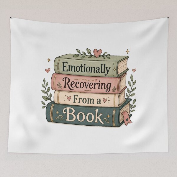 Item preview, Emotionally Recovering From a Book designed and sold by The Painted Topaz.