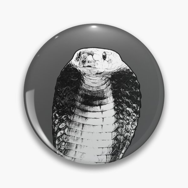 Item preview, King Cobra Hooded Strike Pose Dark Wildlife Art designed and sold by Ghoul Enterprises.