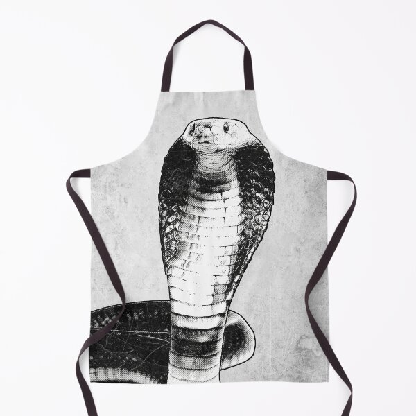 Item preview, King Cobra Hooded Strike Pose Dark Wildlife Art designed and sold by Ghoul Enterprises.