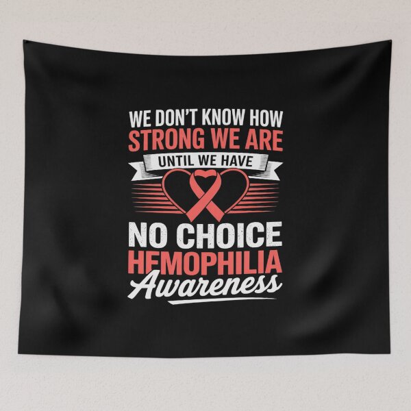 Item preview, Hemophilia Awareness Red Ribbon Hemophiliac Warrior designed and sold by grounabslaninal.