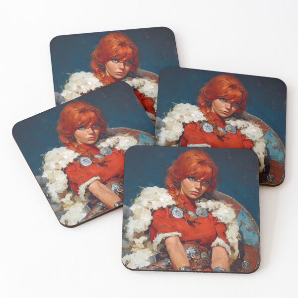 Item preview, Viking Red Shield Maiden designed and sold by Wulfstar.