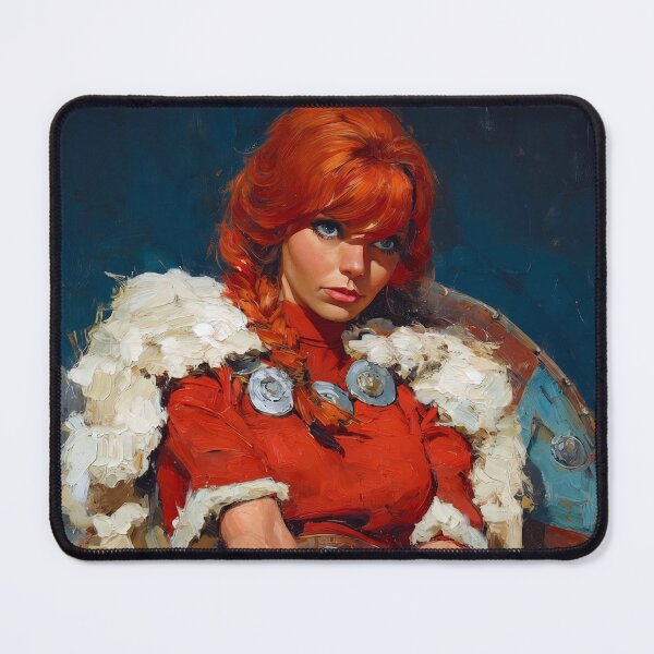 Item preview, Viking Red Shield Maiden designed and sold by Wulfstar.