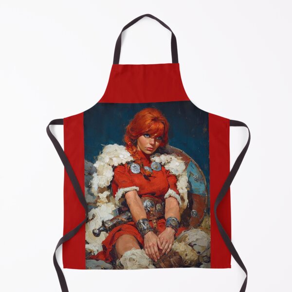 Item preview, Viking Red Shield Maiden designed and sold by Wulfstar.