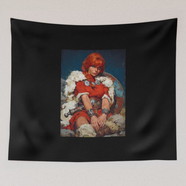 Item preview, Viking Red Shield Maiden designed and sold by Wulfstar.