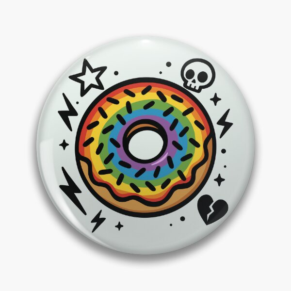 Item preview, Glazed Pride Donut designed and sold by Ghost on Toast.