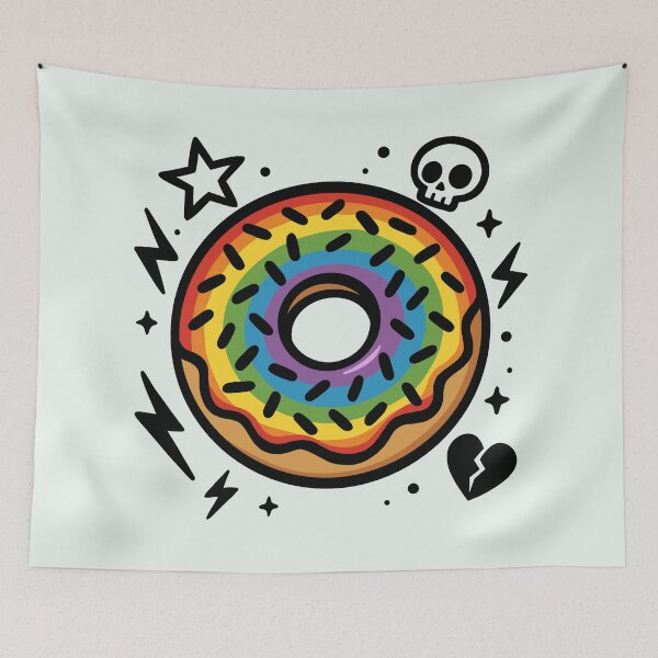Item preview, Glazed Pride Donut designed and sold by Ghost on Toast.