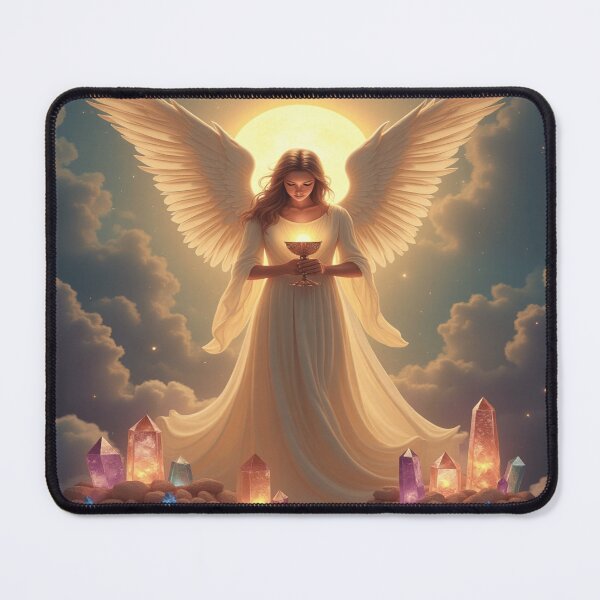 Item preview, Angelic Guardian Angel with Crystals designed and sold by SCULTRADESIGNS.