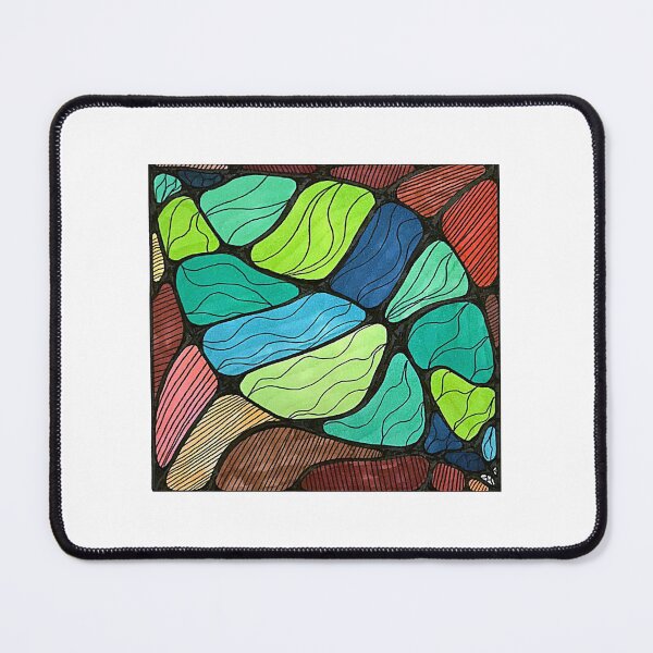 Item preview, Abstract Calm Leaf Doodle Pattern designed and sold by BeArtly.
