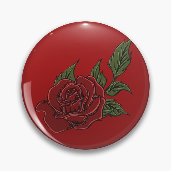 Item preview, Tattoo red rose designed and sold by pinkyfish1010.
